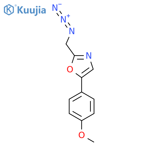 2-(Azidomethyl)-5-(4-methoxyphenyl)oxazole structure
