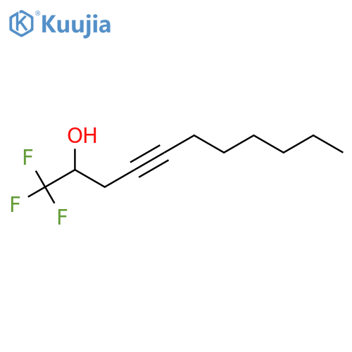 1,1,1-Trifluoroundec-4-yn-2-ol structure