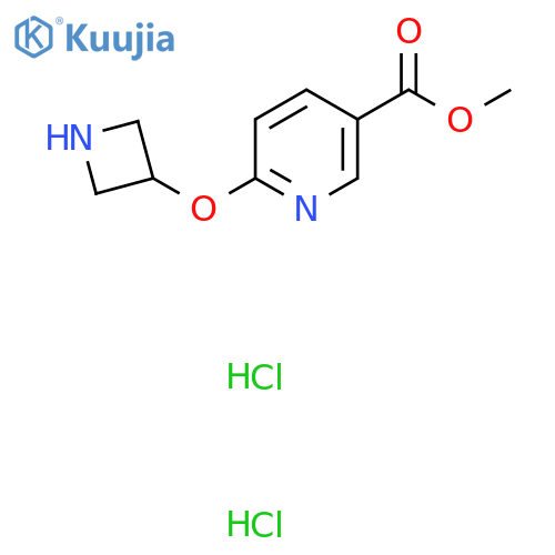 Methyl 6-(azetidin-3-yloxy)nicotinate dihydrochloride structure