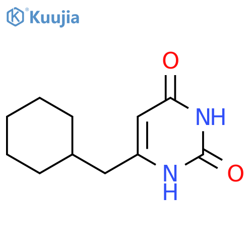 6-(cyclohexylmethyl)pyrimidine-2,4(1H,3H)-dione structure