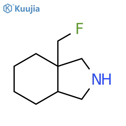 3a-(Fluoromethyl)octahydro-1H-isoindole structure