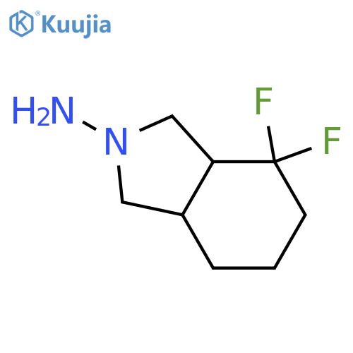 4,4-difluorooctahydro-2H-isoindol-2-amine structure