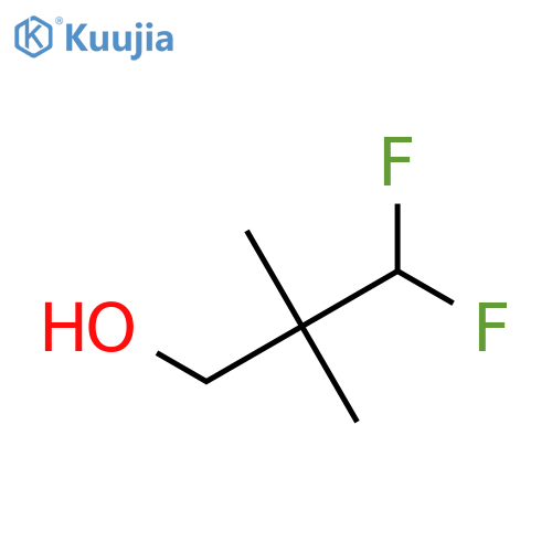 3,3-Difluoro-2,2-dimethylpropan-1-ol structure
