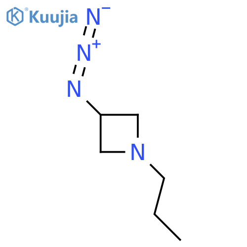 3-Azido-1-propylazetidine structure