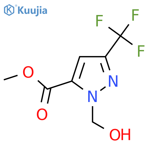methyl 1-(hydroxymethyl)-3-(trifluoromethyl)-1H-pyrazole-5-carboxylate structure