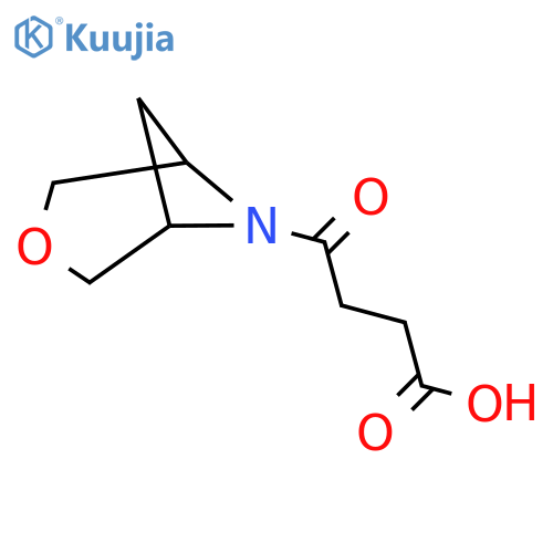 4-(3-Oxa-6-azabicyclo[3.1.1]heptan-6-yl)-4-oxobutanoic acid structure