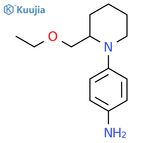 4-(2-(Ethoxymethyl)piperidin-1-yl)aniline structure