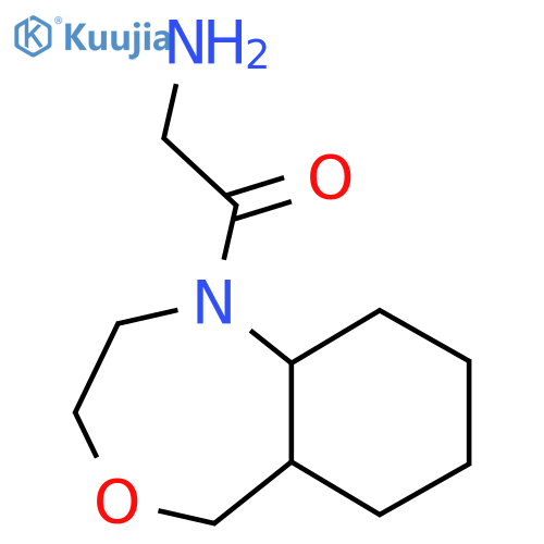 2-Amino-1-(octahydrobenzo[e][1,4]oxazepin-1(5H)-yl)ethan-1-one structure
