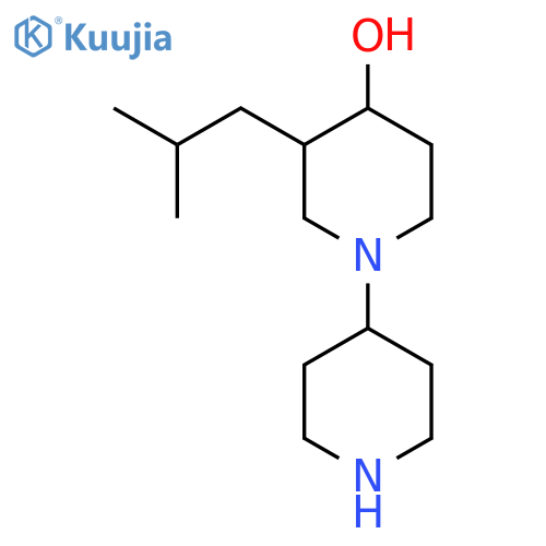 3-Isobutyl-[1,4'-bipiperidin]-4-ol structure