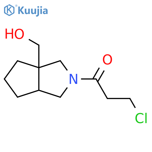 3-chloro-1-(3a-(hydroxymethyl)hexahydrocyclopenta[c]pyrrol-2(1H)-yl)propan-1-one structure