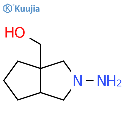 (2-Aminohexahydrocyclopenta[c]pyrrol-3a(1H)-yl)methanol structure