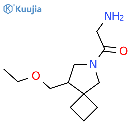 2-Amino-1-(8-(ethoxymethyl)-6-azaspiro[3.4]octan-6-yl)ethan-1-one structure