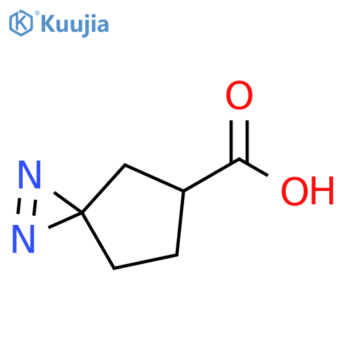 1,2-diazaspiro2.4hept-1-ene-5-carboxylic acid structure