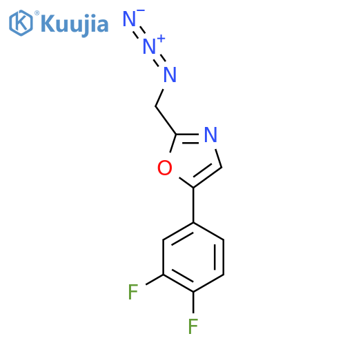 2-(Azidomethyl)-5-(3,4-difluorophenyl)oxazole structure