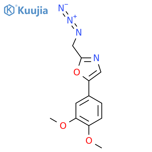 2-(Azidomethyl)-5-(3,4-dimethoxyphenyl)oxazole structure