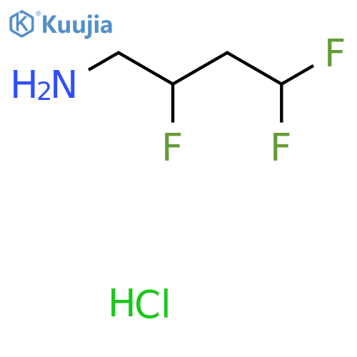 2,4,4-Trifluorobutan-1-amine hydrochloride structure