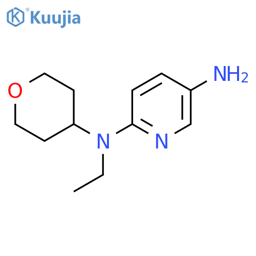 N2-Ethyl-N2-(tetrahydro-2H-pyran-4-yl)pyridine-2,5-diamine structure
