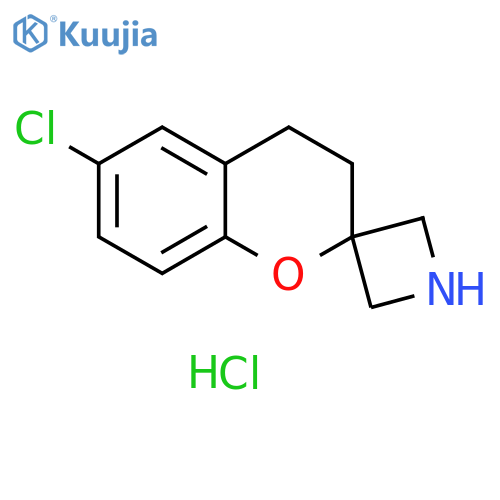 6'-chlorospiro[azetidine-3,2'-chromane] hydrochloride structure