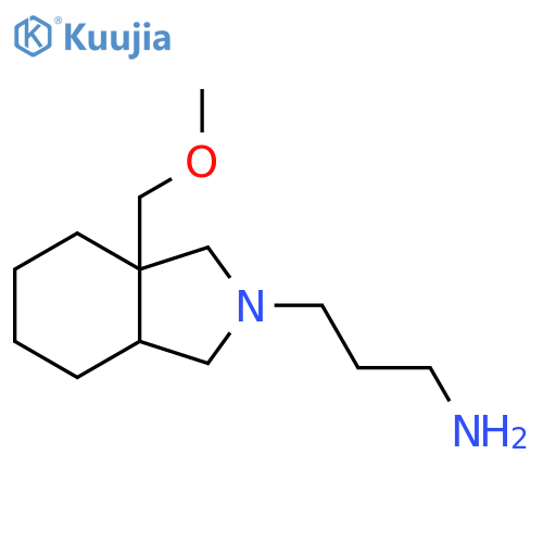 3-(3a-(Methoxymethyl)octahydro-2H-isoindol-2-yl)propan-1-amine structure