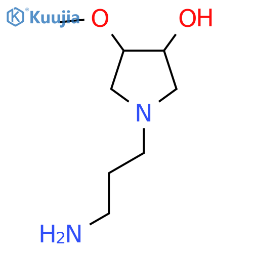 1-(3-Aminopropyl)-4-methoxypyrrolidin-3-ol structure
