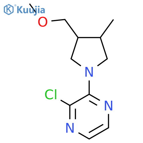 2-Chloro-3-(3-(methoxymethyl)-4-methylpyrrolidin-1-yl)pyrazine structure