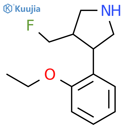 3-(2-Ethoxyphenyl)-4-(fluoromethyl)pyrrolidine structure