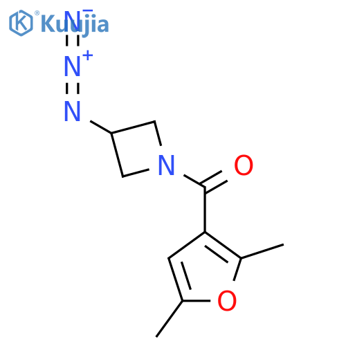 (3-Azidoazetidin-1-yl)(2,5-dimethylfuran-3-yl)methanone structure