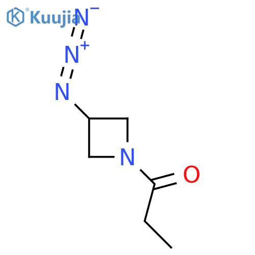 1-(3-Azidoazetidin-1-yl)propan-1-one structure