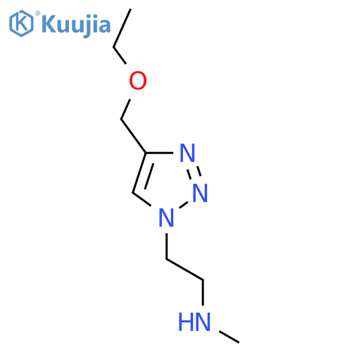 2-(4-(ethoxymethyl)-1H-1,2,3-triazol-1-yl)-N-methylethan-1-amine structure