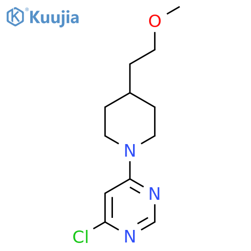 4-Chloro-6-(4-(2-methoxyethyl)piperidin-1-yl)pyrimidine structure