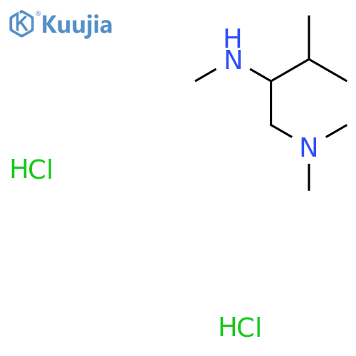 N1,N1,N2,3-Tetramethylbutane-1,2-diamine dihydrochloride structure