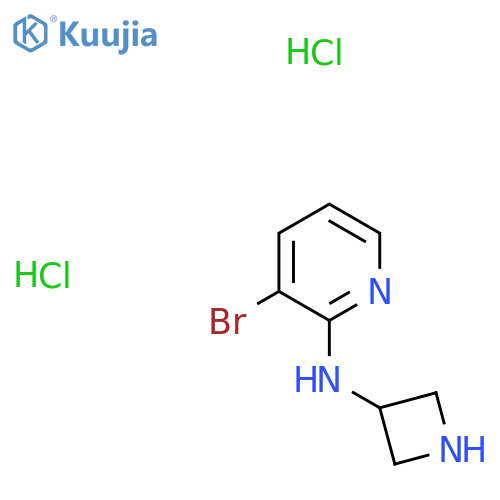 N-(Azetidin-3-yl)-3-bromopyridin-2-amine dihydrochloride structure