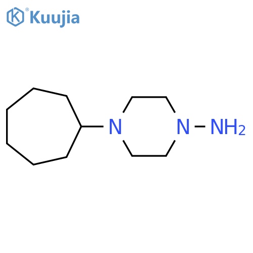 4-Cycloheptylpiperazin-1-amine structure