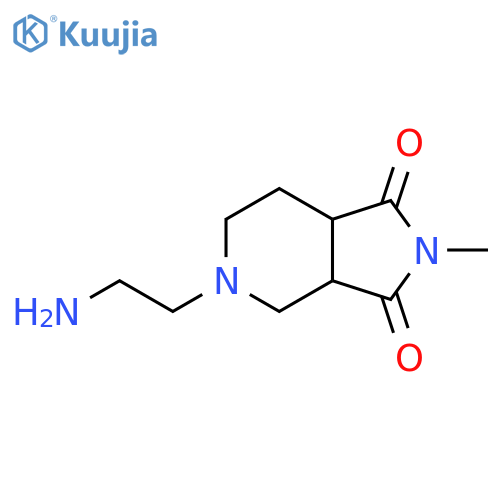 5-(2-Aminoethyl)-2-methylhexahydro-1H-pyrrolo[3,4-c]pyridine-1,3(2H)-dione structure