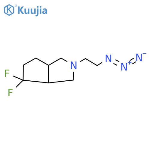 2-(2-azidoethyl)-4,4-difluorooctahydrocyclopenta[c]pyrrole structure