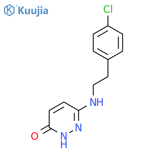6-((4-Chlorophenethyl)amino)pyridazin-3-ol structure