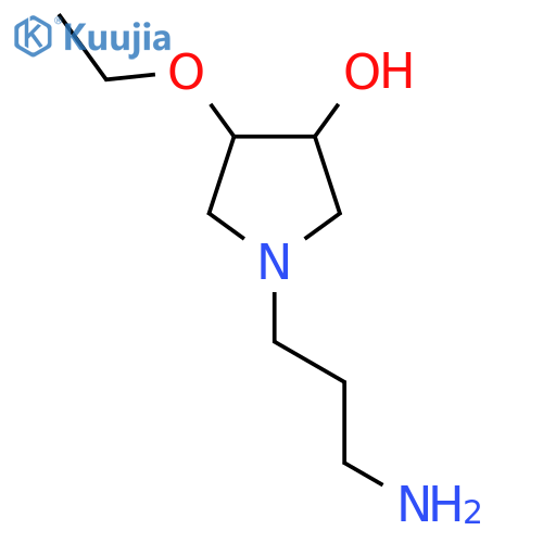 1-(3-Aminopropyl)-4-ethoxypyrrolidin-3-ol structure
