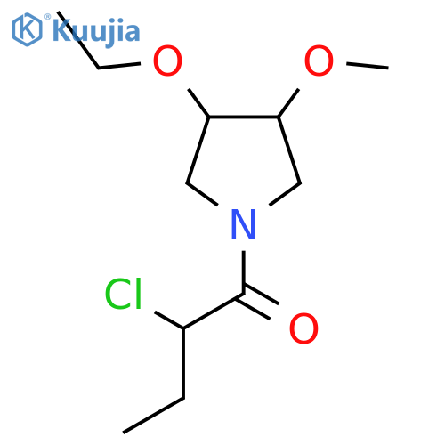 2-Chloro-1-(3-ethoxy-4-methoxypyrrolidin-1-yl)butan-1-one structure