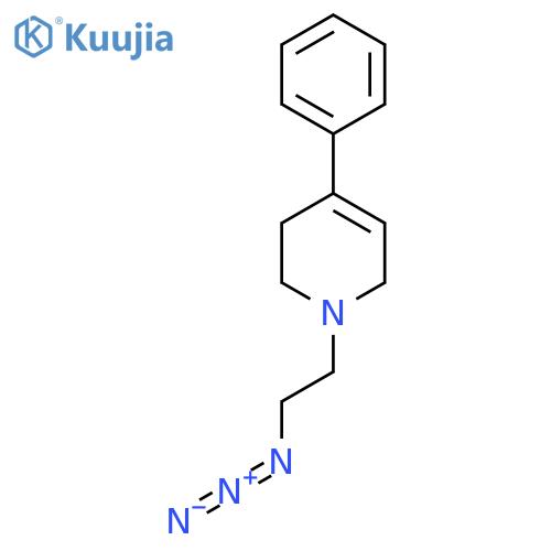 1-(2-Azidoethyl)-4-phenyl-1,2,3,6-tetrahydropyridine structure