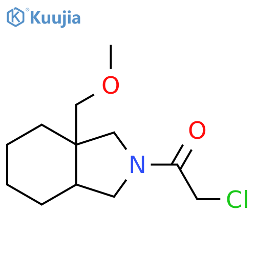 2-chloro-1-(3a-(methoxymethyl)octahydro-2H-isoindol-2-yl)ethan-1-one structure