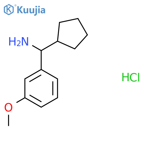 Cyclopentyl(3-methoxyphenyl)methanamine hydrochloride structure