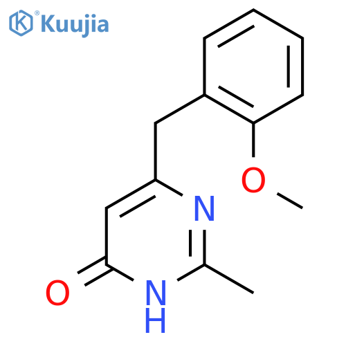6-(2-Methoxybenzyl)-2-methylpyrimidin-4-ol structure