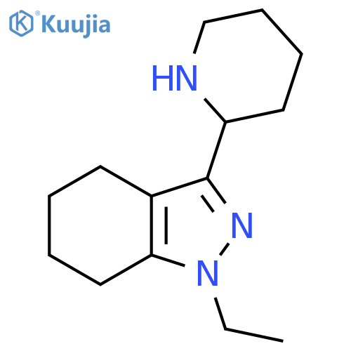 1-ethyl-3-(piperidin-2-yl)-4,5,6,7-tetrahydro-1H-indazole structure
