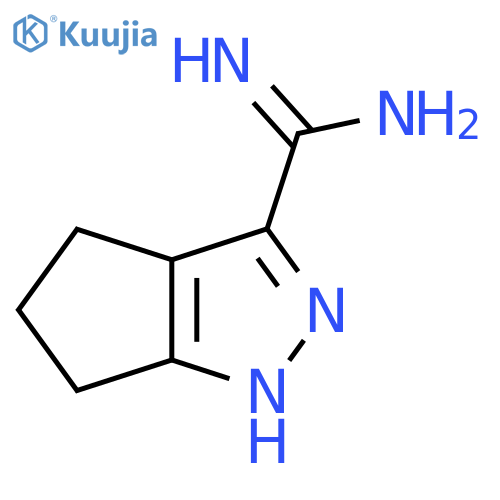 2,4,5,6-Tetrahydrocyclopenta[c]pyrazole-3-carboximidamide structure