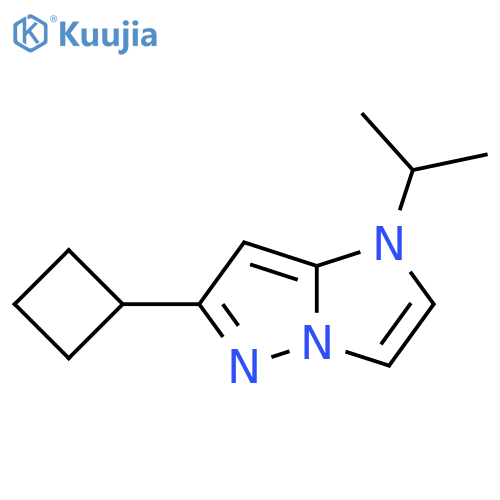 6-cyclobutyl-1-isopropyl-1H-imidazo[1,2-b]pyrazole structure