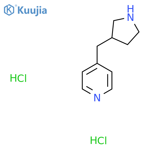 4-(Pyrrolidin-3-ylmethyl)pyridine dihydrochloride structure