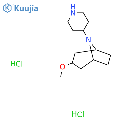 3-Methoxy-8-(piperidin-4-yl)-8-azabicyclo[3.2.1]octane dihydrochloride structure