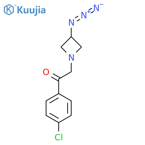 2-(3-Azidoazetidin-1-yl)-1-(4-chlorophenyl)ethan-1-one structure