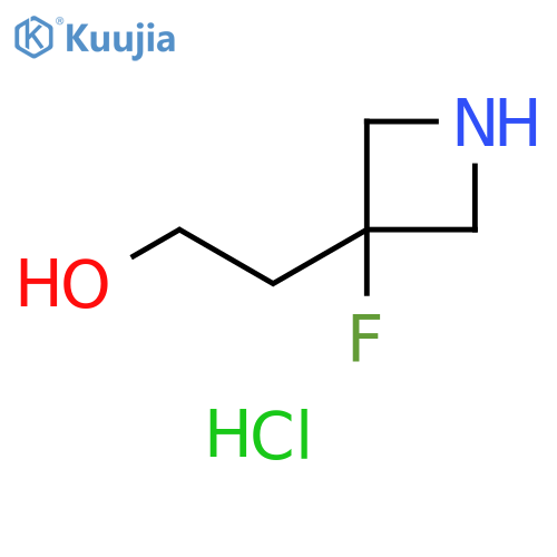 2-(3-fluoroazetidin-3-yl)ethanol;hydrochloride structure