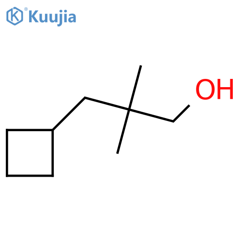 3-Cyclobutyl-2,2-dimethylpropan-1-ol structure